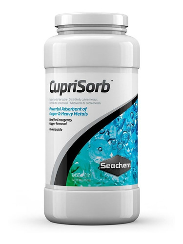 Filtracion Seachem Cuprisorb 500ml -elimina Todo El Cobre