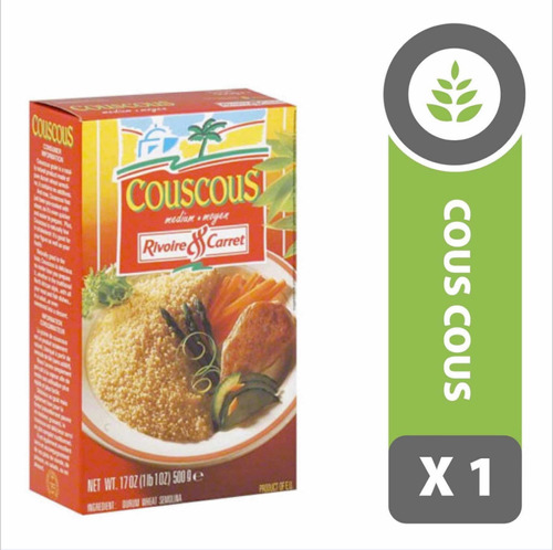 Cous Cous  Rivoire Carret Origen Francia X 500 Grs.