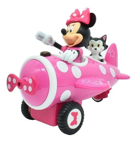 Minnie Mouse Avion Radio Control Disney Junior Jada Color Rosa Claro