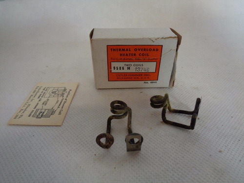 New Box Of (2) Cutler-hammer 9586 H 1374b Thermal Overlo Vvz