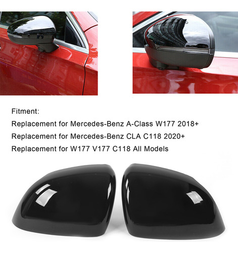 Cubierta De Espejo Retrovisor Lateral Para Mercedes Benz Cla