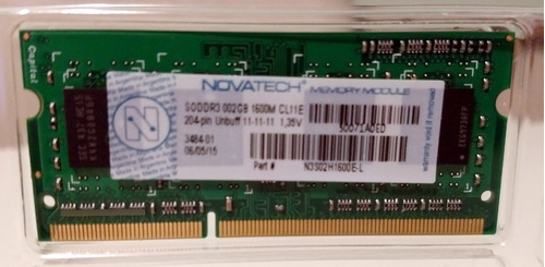 Memoria Ram  2gb Novatech 1600