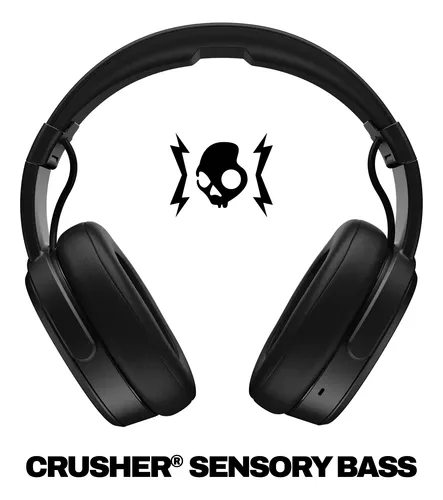 Skullcandy Crusher 3.0 Wireless Over Ear Headphones Black Preto