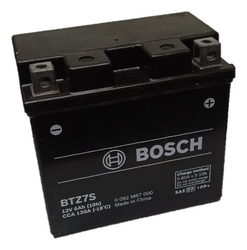 Bateria De Gel Bosch Btz7s Tvs Ntorq 125 Suzukicenter!!