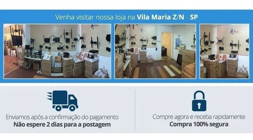 Suporte Articulado Tv Monitor Lcd Led Plasma 17 22 27 29 Pol