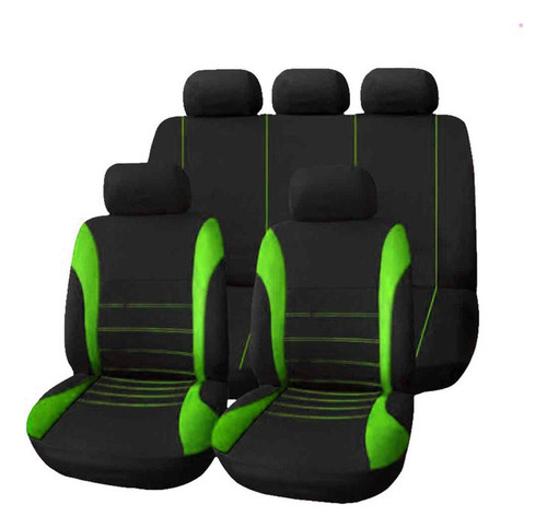 Set Funda Universal Cubre Asiento Automóvil 10 Pzs