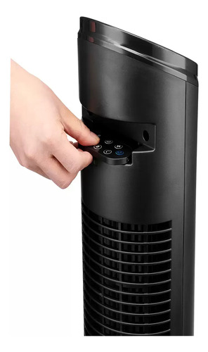 Pack 2 Ventiladores Torre Omnibreeze Negro 4 Vel, 100 Cm.