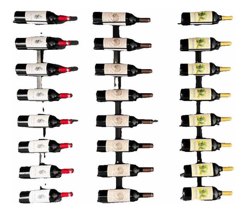 Cava Bodega Exhibidor De Vinos 8 Botellas Pack X 2 Unidades