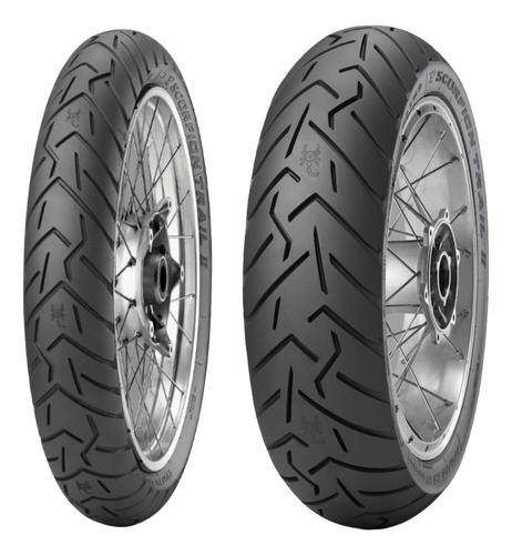 Par Pneu 90/90-21 + 150/70-17 Scorpion Trail 2 Pirelli Moto