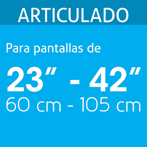 Soporte Para Pantalla Tv Articulado 23' A 42' Volteck 46095