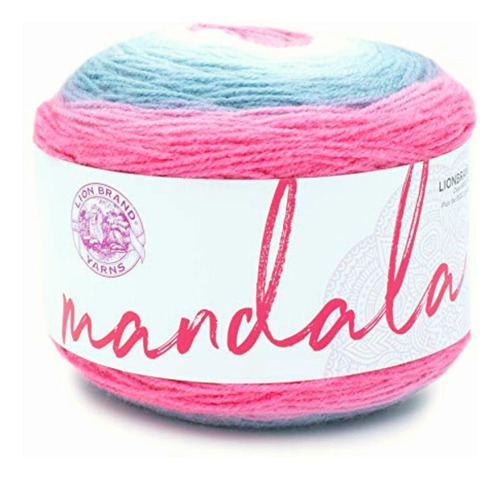 Lion Brand Yarn 525-200 mandala De Lana, Unicorn, 1, 1