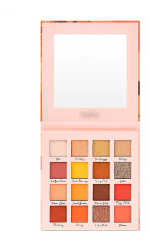 Paleta De Sombras De Ojos 16 Tonos Marca Bebella®