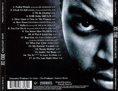 Ice Cube Greatest Hits Cd Importado