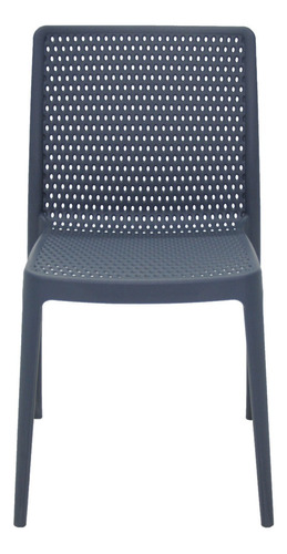 Cadeira de jantar Tramontina Isabelle, estrutura de cor  azul-navy, 1 unidade