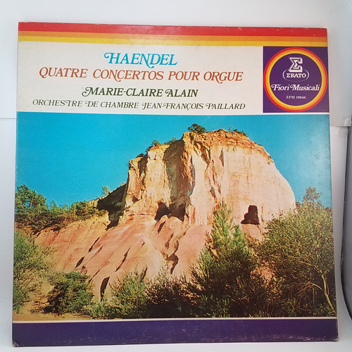 Haendel - Quatre Concertos Pour Orgue - Paillard Vinilo - Ex