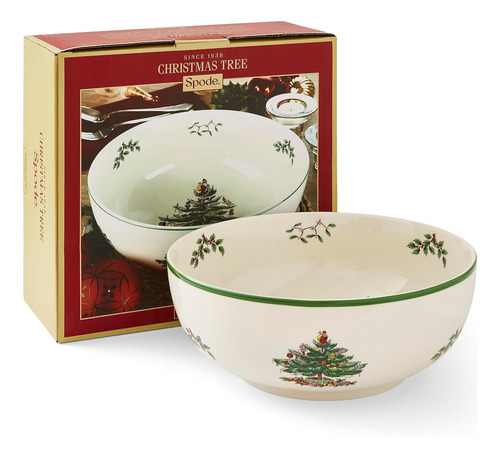 Spode Christmas Tree Serving Bowl | Tazón Para Servir De 9 P