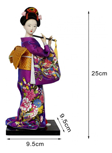 Boneca Geisha Japonesa Asiática, Boneca Oriental Estilo Eu