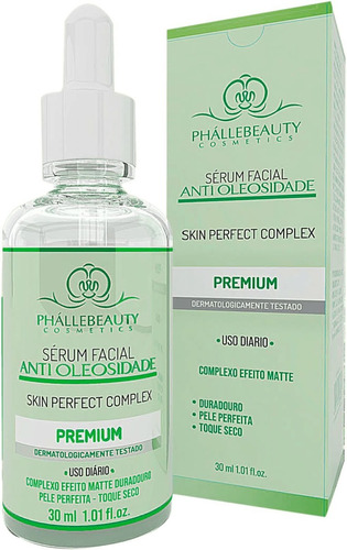 Phállebeauty Sérum Facial Anti Oleosidade 30ml Skin Perfect