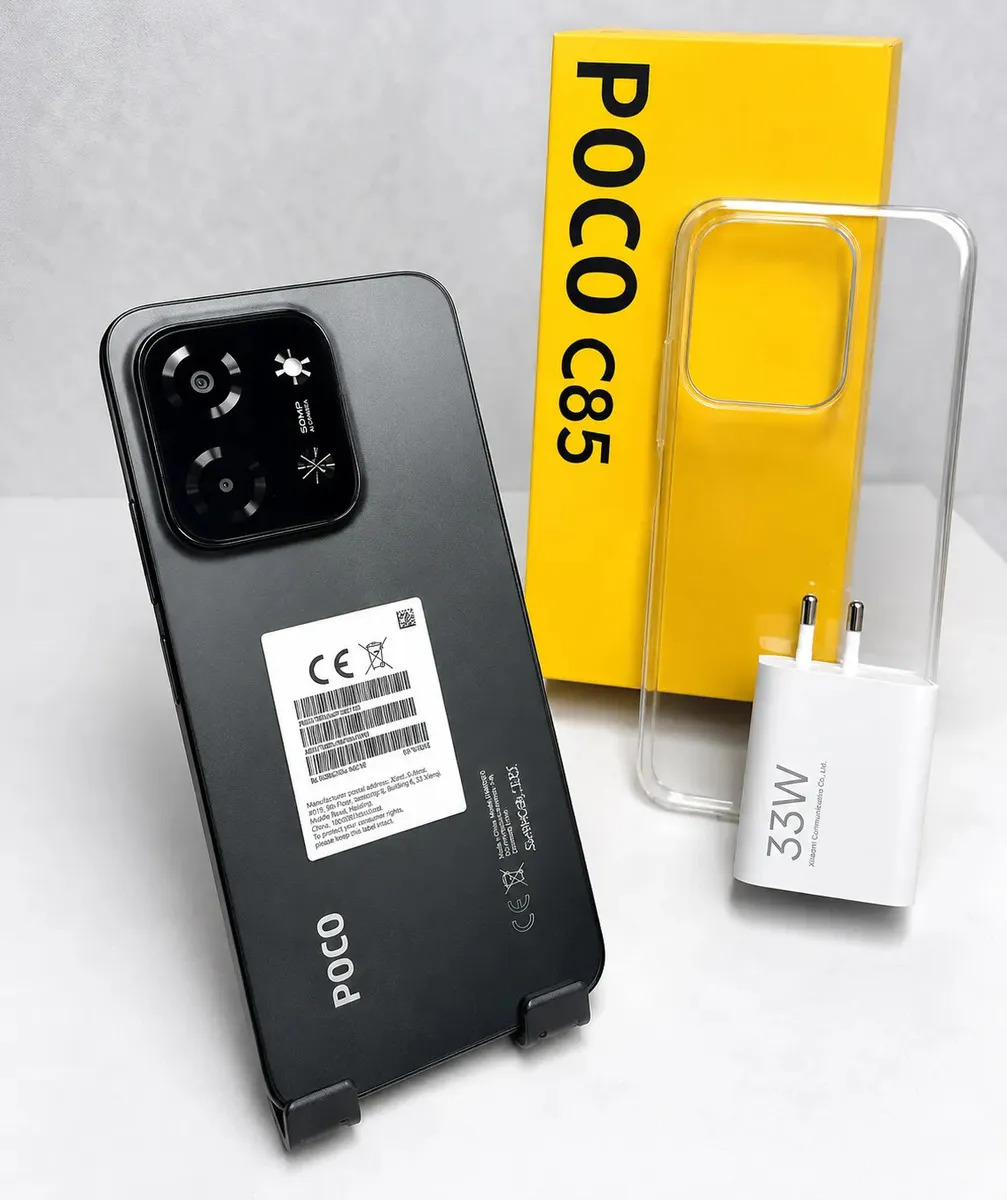 Xiaomi POCO C85 Preto 256gb 8gb Ram Dual Sim Black - Miniatura 2