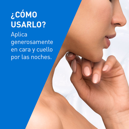 Imagen 4 de 10 de Loción Hidratante de Rostro CeraVe noche para piel normal a seca de 52mL