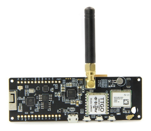 Ttgo T-beam V1.0 Esp32 Lora Neo-6m 18650