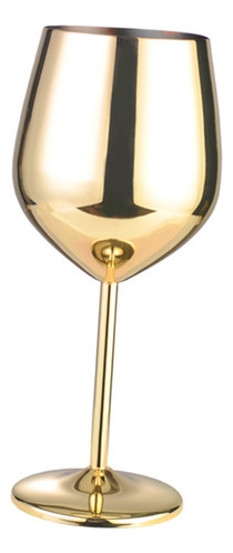 Copa De Vino Tinto Inoxidable Dorado