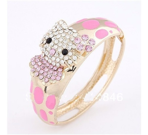 Hello Kitty Cristal Adorable Pulsera Bangle