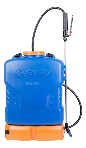 Pulverizador Costal Bateria Sb-20 Íon Lítio 20l Azul Jacto | Frete
