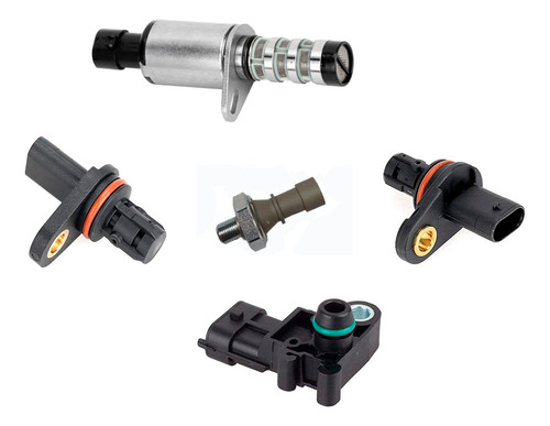 Kit 4 Sensores Y 1 Valvulas Solenoide Gm Sonic Trax Aveo G3