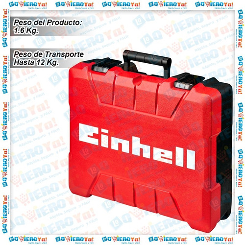 Imagen 6 de 10 de Taladro Rotomartillo Demoledor Herocco Einhell 1500w 18v 4f Maletin
