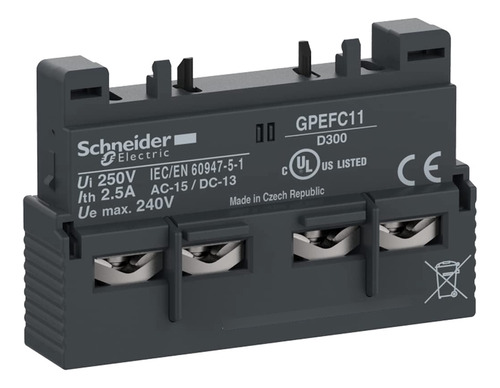 Schneider Electric - Bloque Auxiliar De Contacto Gpefc11 Eas