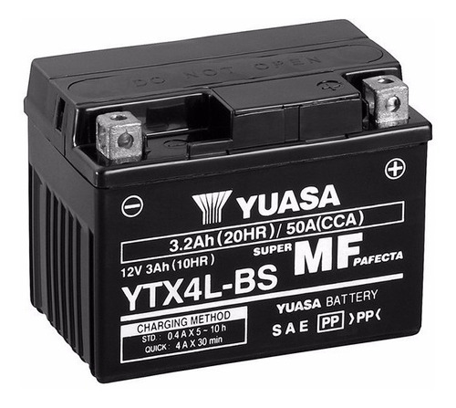 Bateria Moto Yuasa Ytx4 L Bs Avant Motos