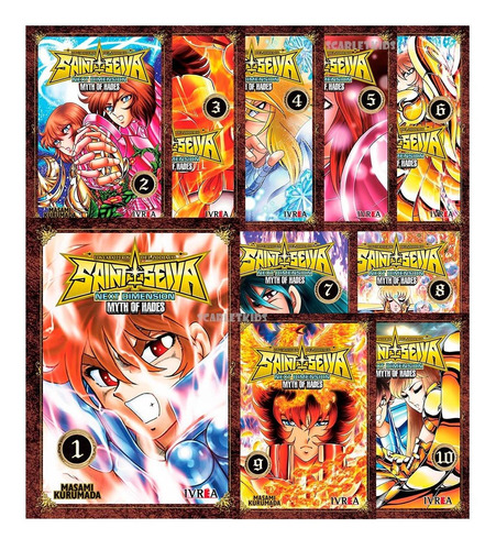 Manga Saint Seiya Next Dimension 10 Tomos Completa Masami Sk