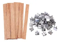Comprar 100pcs Mechas De Velas De Madera, Mechas De Fabricación De V