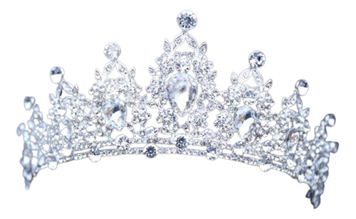 Diadema De Cristal Tipo Tiara Crowns Para Corona De Diamante