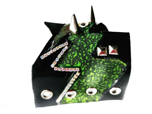 Imagen 3 de 3 de Brazalete De Charol Fulgur