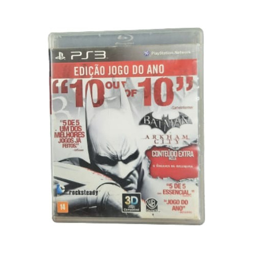 Batman Arkham City: Edição Jogo Do Ano - Ps3