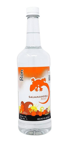 Caja De 12 Ron Salamandra Blanco Fest Pet 1 L