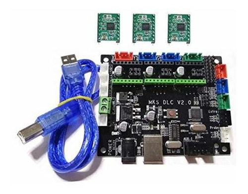 Grbl 1.1 Cnc Controlador Mks Dlc V2.0 Placa Ruptura 3 Eje