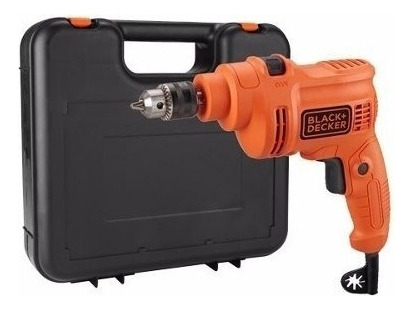 Taladro Percutor 3/8 10mm 550w Black Decker Tp550k Y Maletin