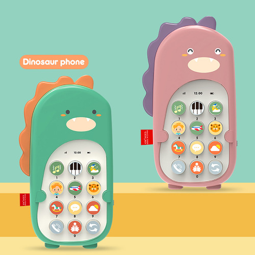 Juguete Telefónico Para Niños Con Música Y Vibración Bilingü