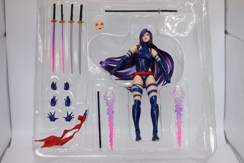 Psylocke Articulado Con Accesorios