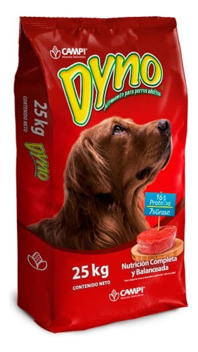 Dyno Adulto 25 Kg + Mazacan Para Perro 1 Pza