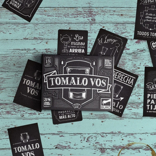 Imagen 5 de 7 de Tomalo Vos Juego De Cartas Para Previa Tomar Bureau