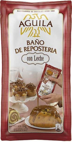 Baño Aguila Sachet Chocolate Con Leche X 12 Unidades
