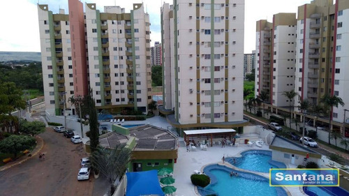 Imagem 26 de 27 de Apartamento Com 2 Dormitórios À Venda, 50 M² Por R$ 180.000,00 - Parque Jardim Brasil - Caldas Novas/go - Ap0811