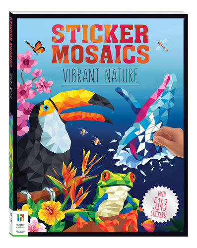 Sticker Mosaics. Libro Para Colorear Con Estampas