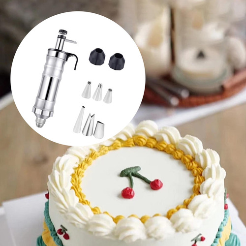 Juego De Decoración De Pasteles Con Glaseado De Acero