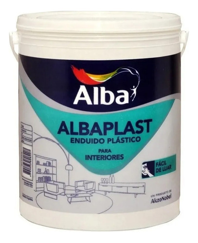 Albaplast Enduido Plástico Interior Fácil Lijar 10 Lts