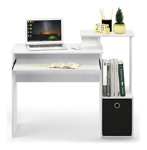Escritorio Para Computadora Madera Multiproposito, Blanco